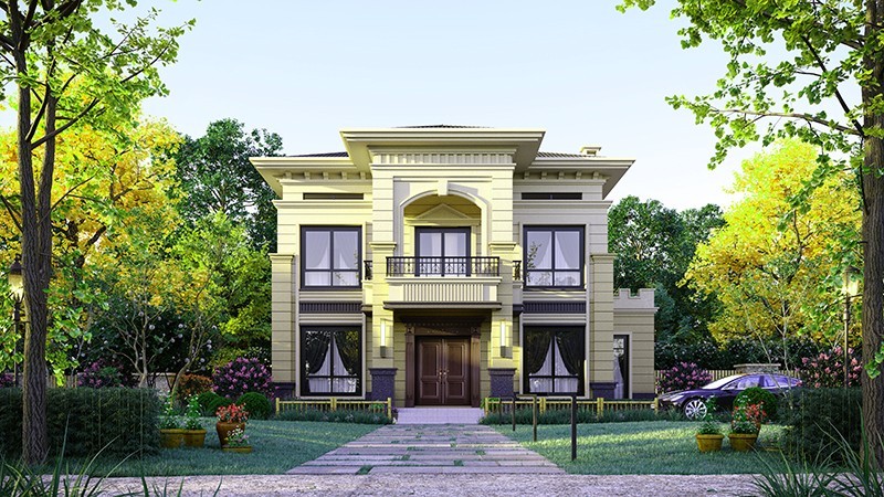 壤塘中式合院住宅，开放庭院与邻里乡亲更亲近